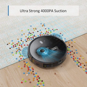 Tesvor M1 4000Pa Strong Pro Robotic Vacuum Cleaner Auto Charging Robotic Vacuum with HEPA Filter